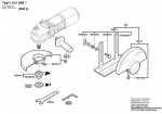 Bosch 0 601 348 703  Angle Grinder 230 V / Eu Spare Parts